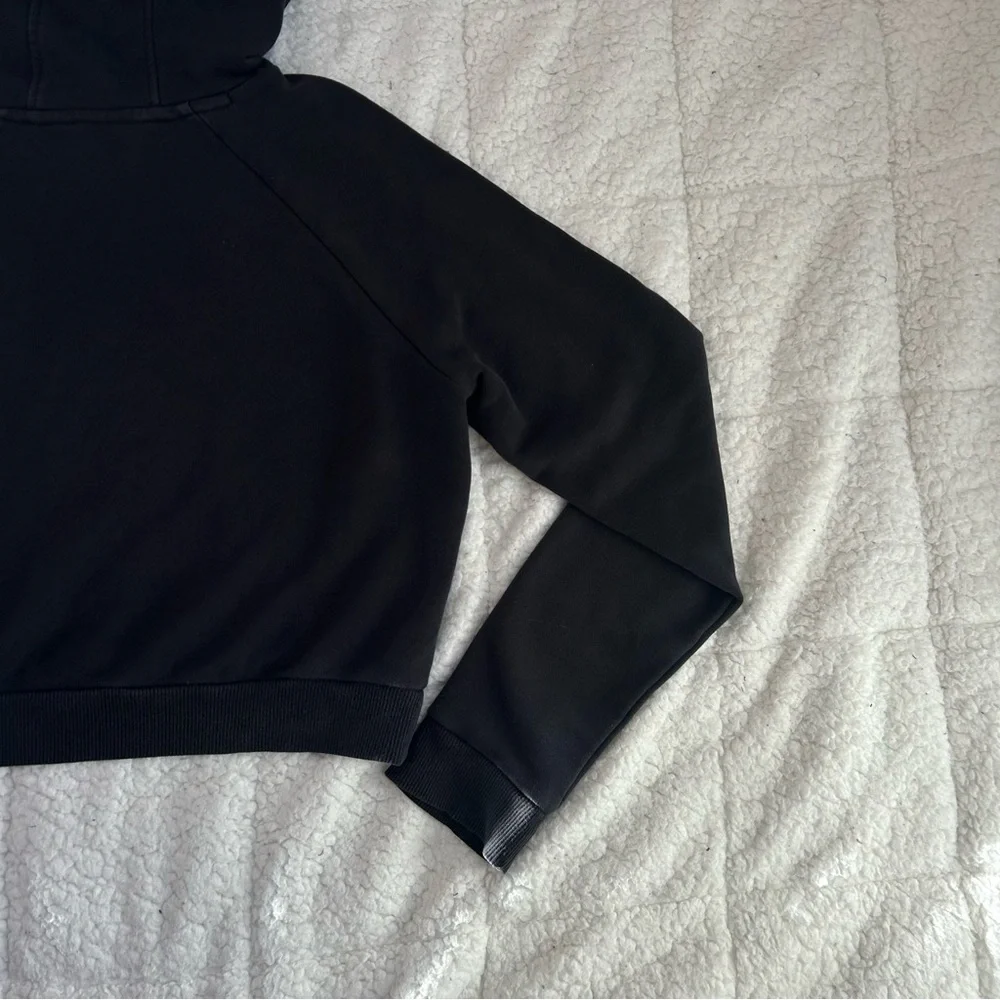 Adidas Black Hoodie with White Logo - Picture 9 of 11